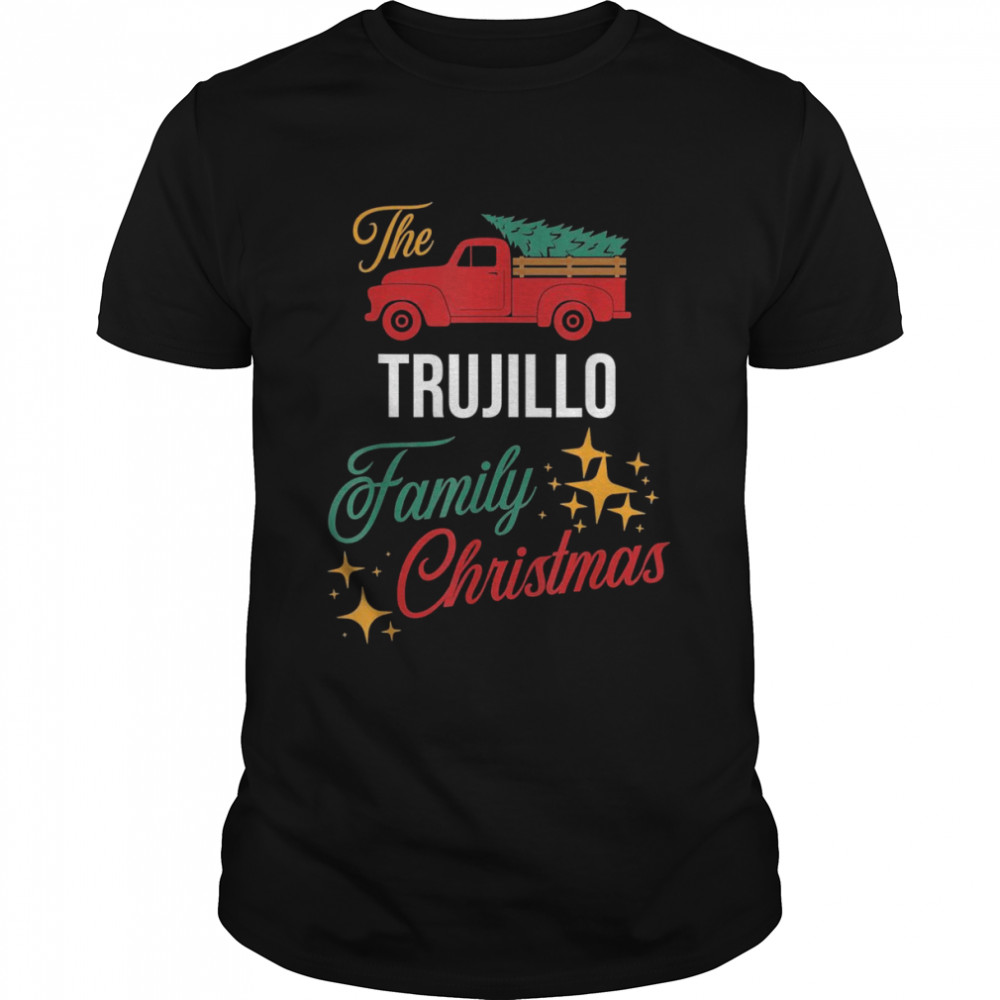 The Trujillo Family Christmas Matching Pajamas Group  Classic Men's T-shirt