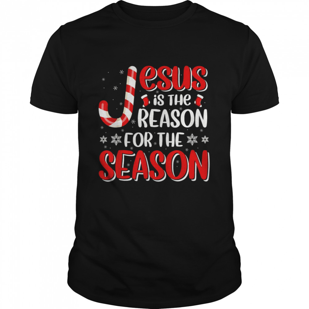 Christian Jesus The Reason Christmas Stocking Stuffer  Classic Men's T-shirt