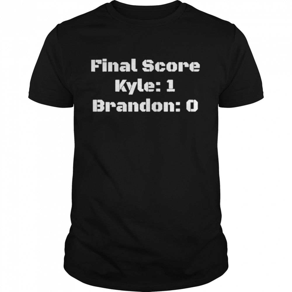 Final Score Kyle vs Brandon Unisex  Classic Men's T-shirt