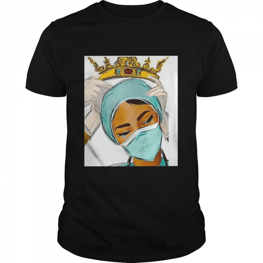 Giving Crown To Nurse Stay Strong  Classic Men's T-shirt