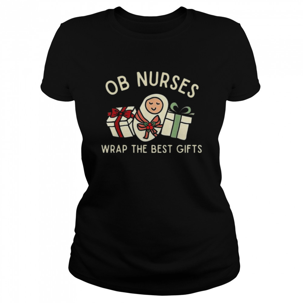 Labor and Delivery Nurse Christmas Matching Midwife Xmas  Classic Women's T-shirt