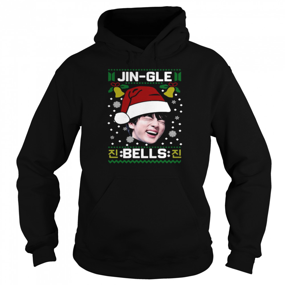 BTS Jin-Gle Bells Christmas Sweater Unisex Hoodie