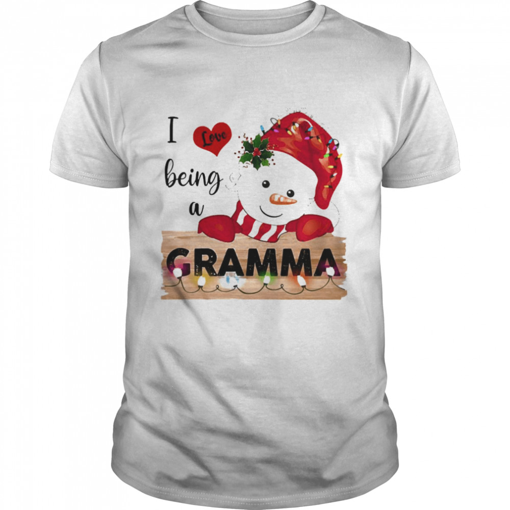 I Love Being A Gramma Christmas Sweater  Classic Men's T-shirt