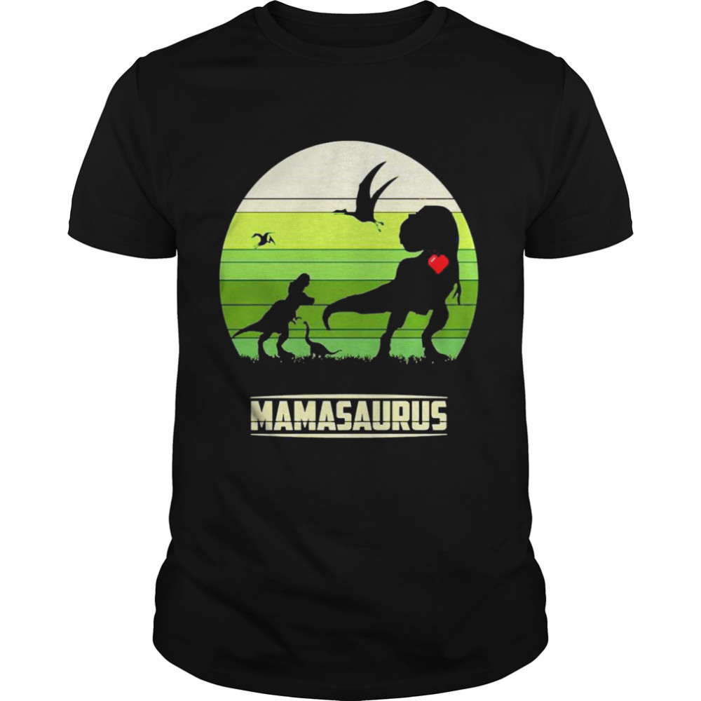 Mamasaurus Vintage T Rex MamaSaurus Mother’s Shirt