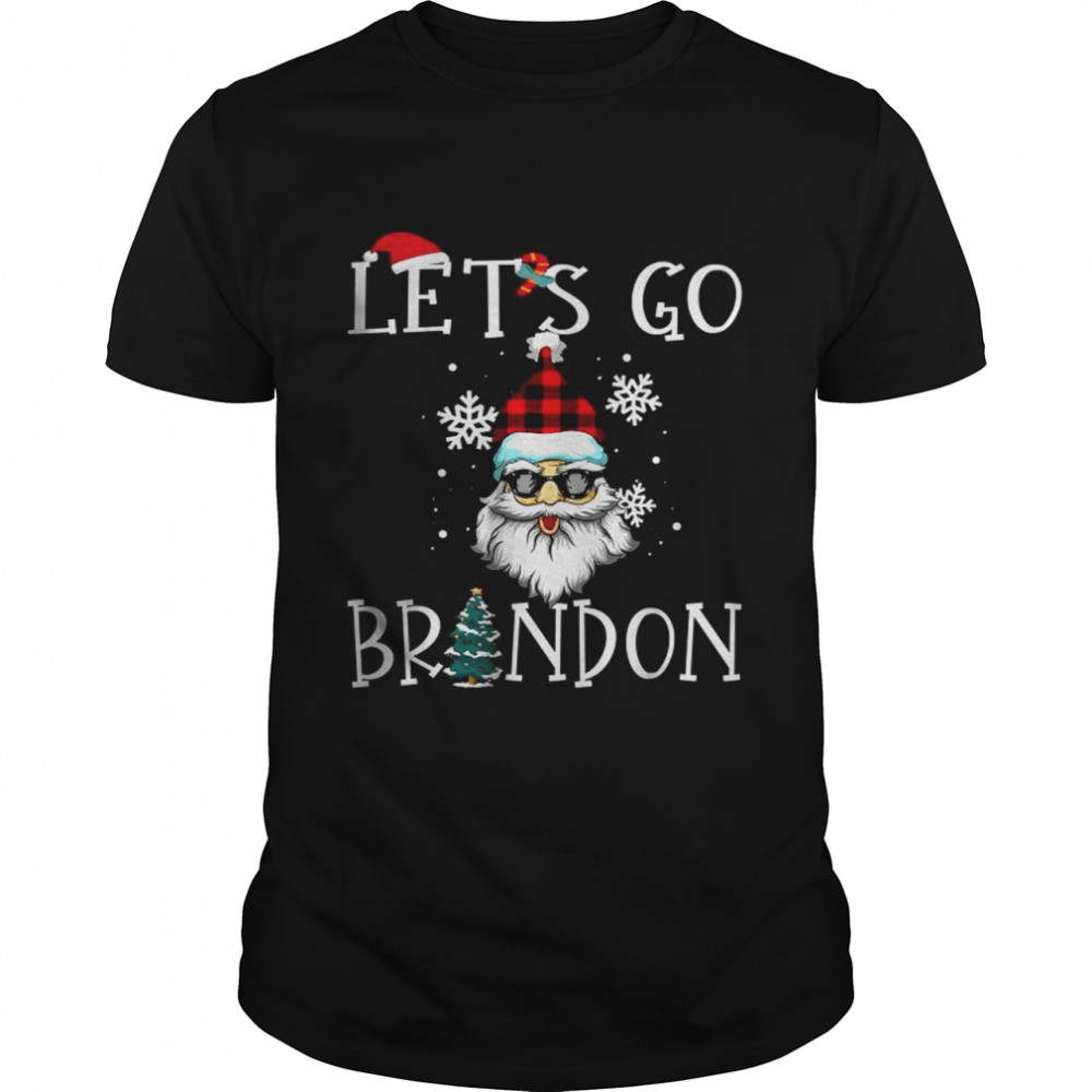 Merry Christmas Let’s go Branson Brandon Christmas Tree  Classic Men's T-shirt