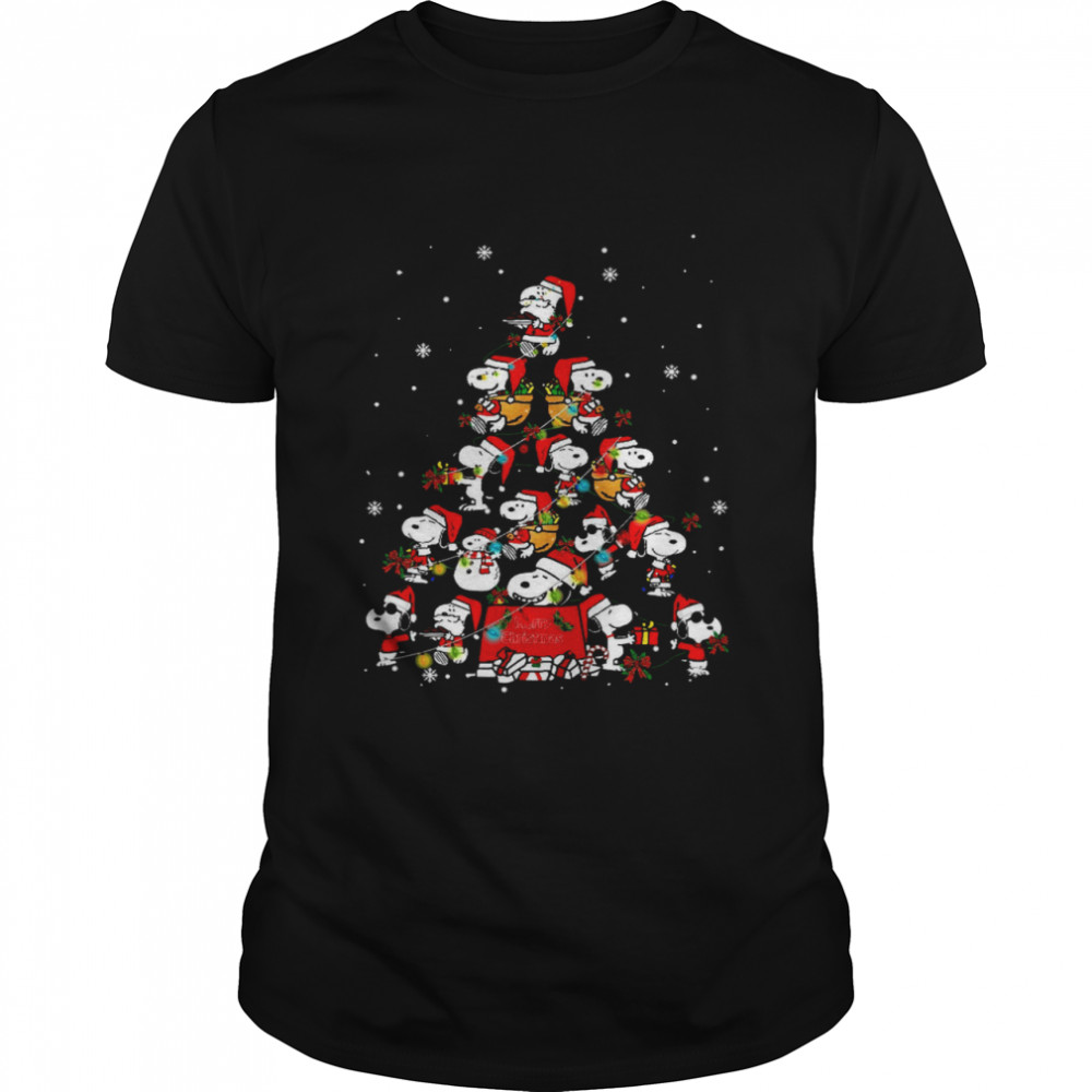 Snoopy Christmas Tree Shirt