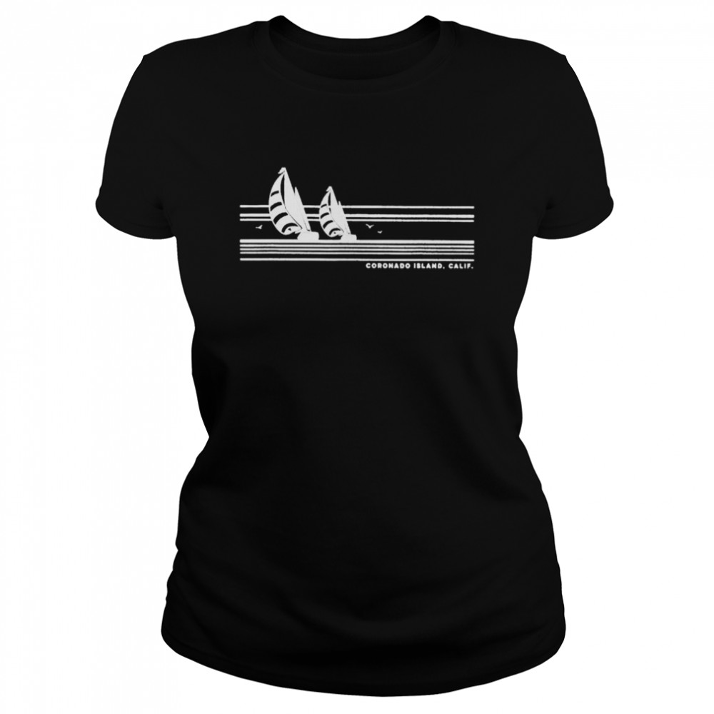 Coronado Island CA Vintage Sailing shirt Classic Women's T-shirt