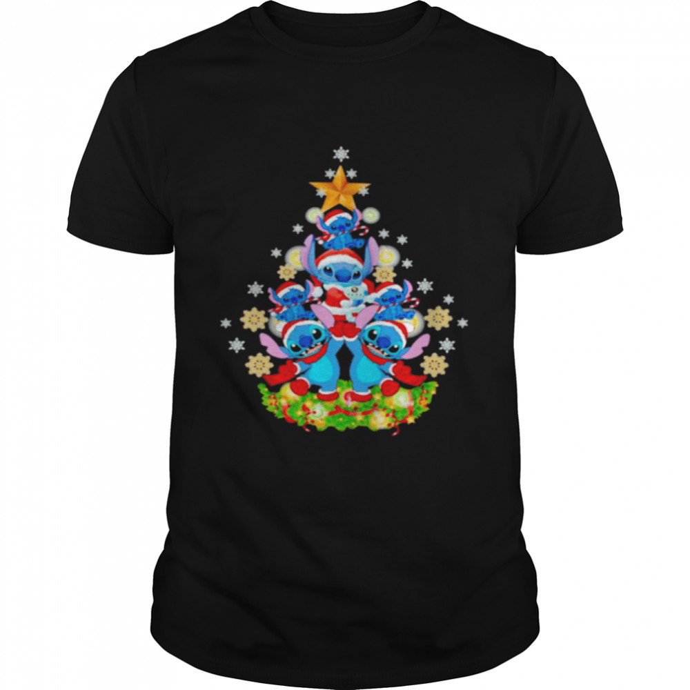 Stitch make Christmas tree shirt Classic Men's T-shirt