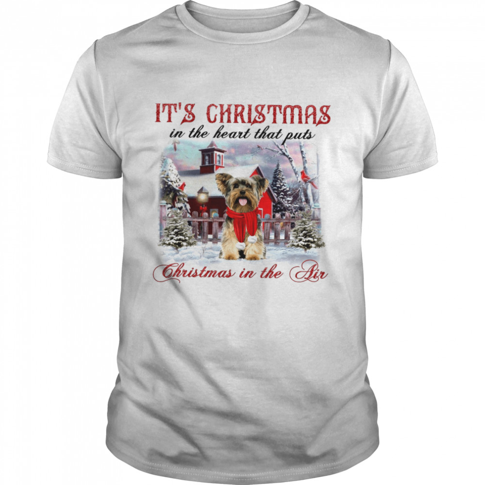 It’s christmas in the heart that puts christmas in the air shirt Classic Men's T-shirt