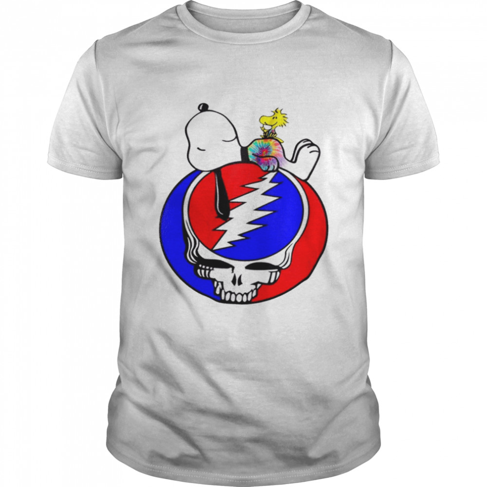 Snoopy and Woodstock Grateful dead shirt Classic Men's T-shirt