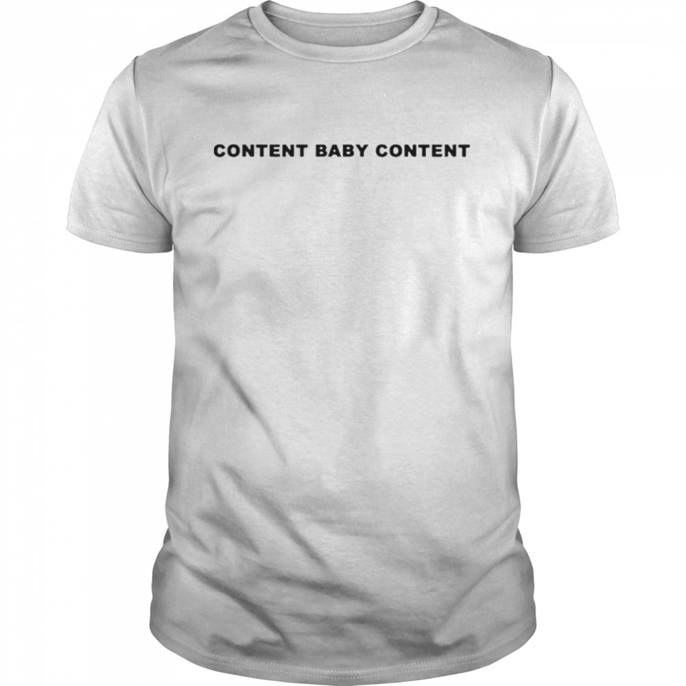Content Baby Content shirt Classic Men's T-shirt