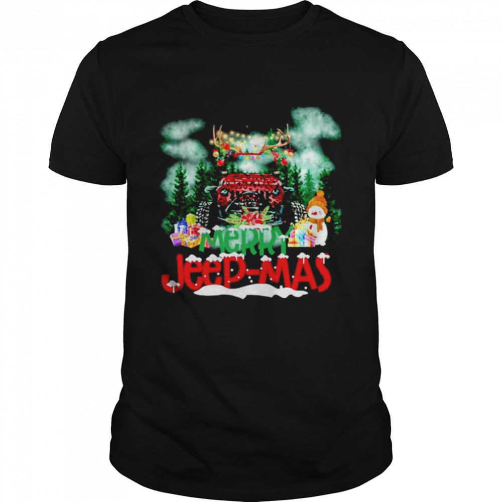 Merry Jeep mas Christmas shirt Classic Men's T-shirt