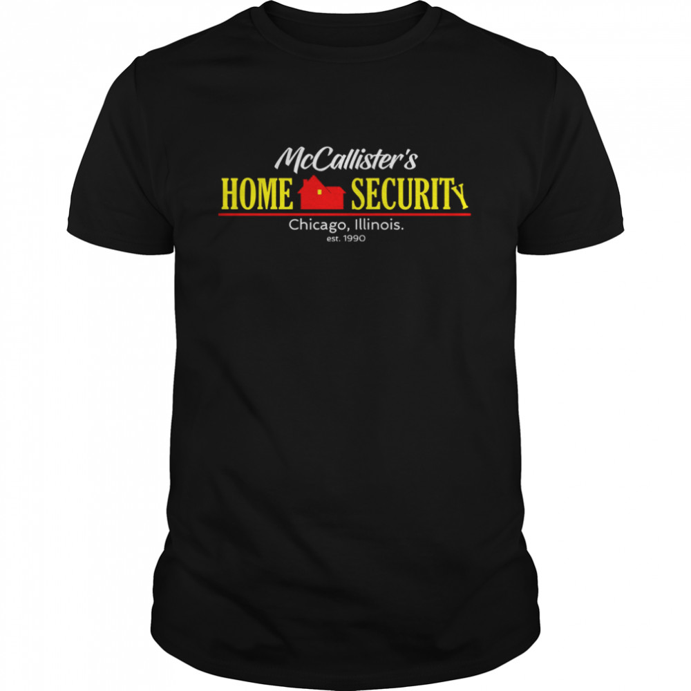 Mcallister’s home security chicago illinois est 1990 shirt Classic Men's T-shirt