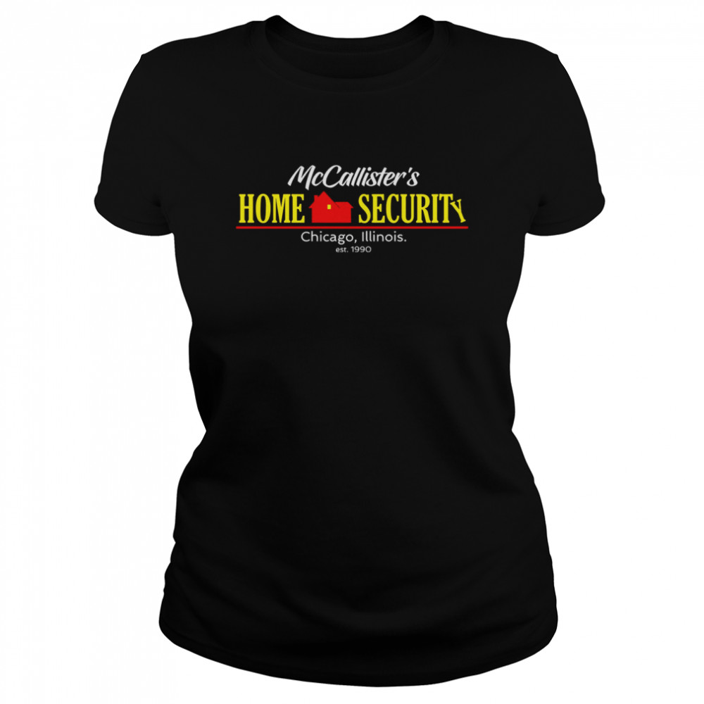 Mcallister’s home security chicago illinois est 1990 shirt Classic Women's T-shirt
