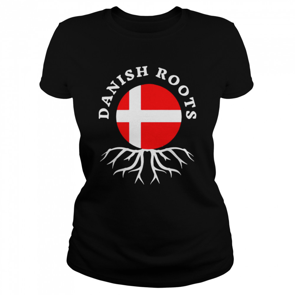 danish Roots Tree Flag  Classic Women's T-shirt