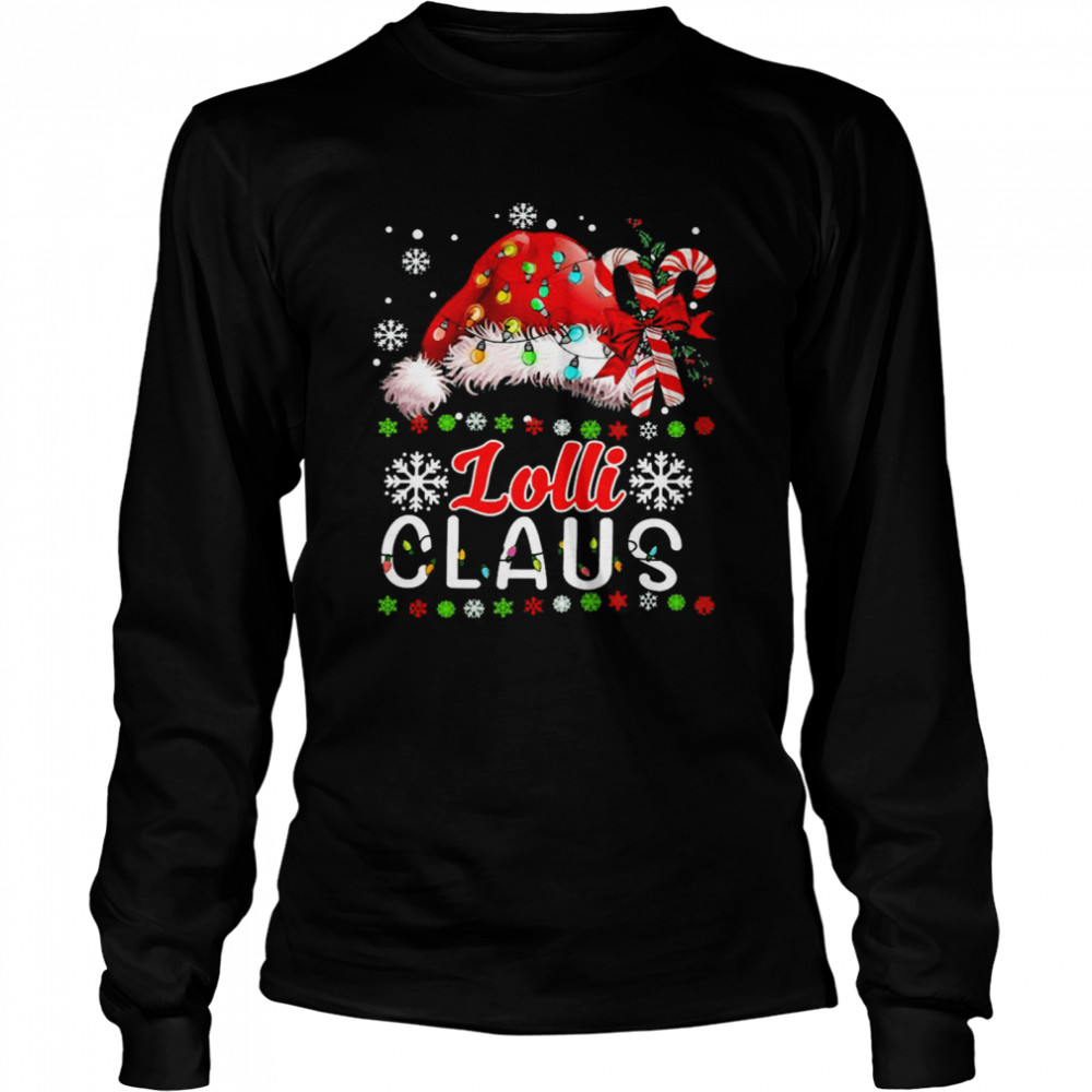 Santa Lolli Claus Grandma Christmas Sweater  Long Sleeved T-shirt