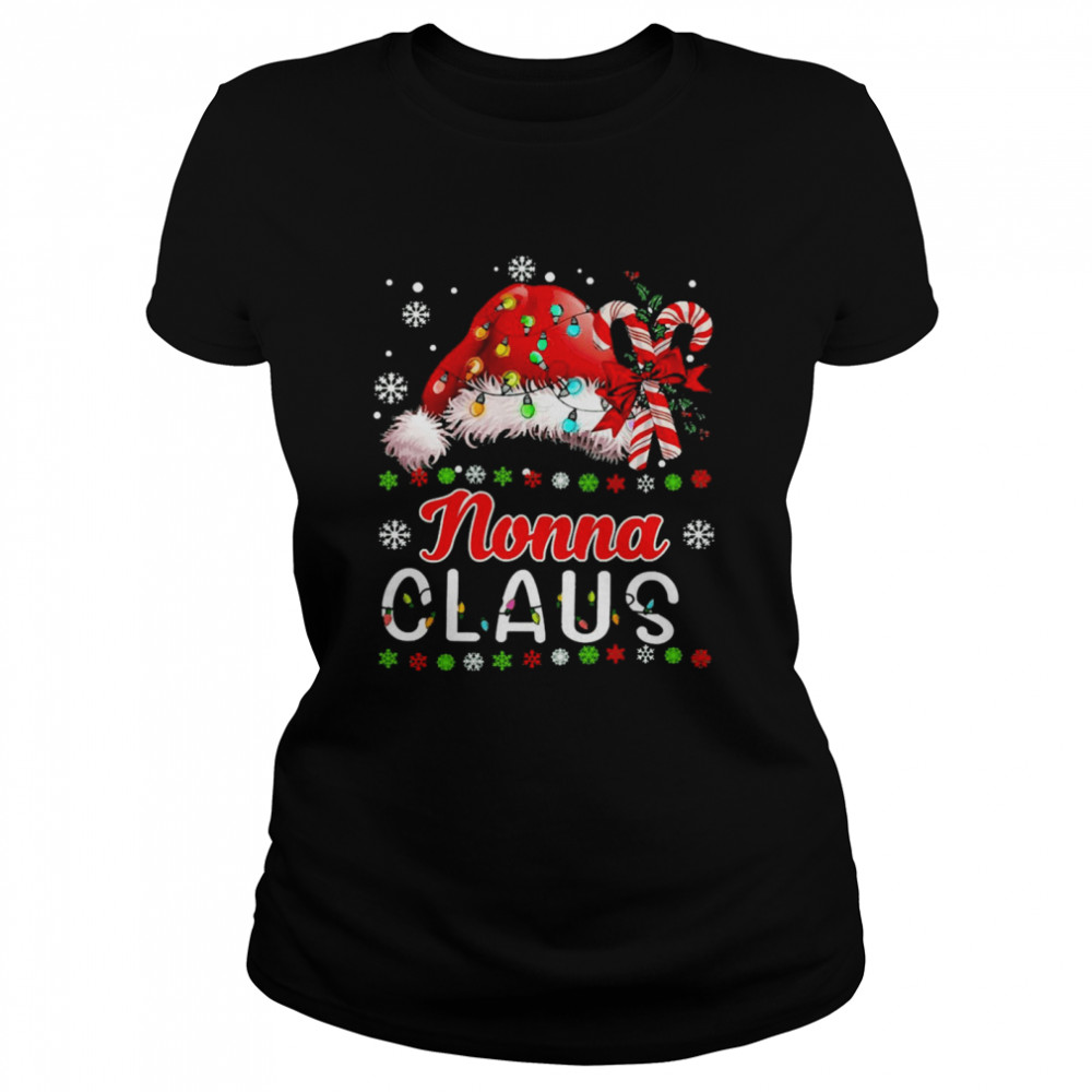 Santa Nonna Claus Grandma Christmas Sweater  Classic Women's T-shirt