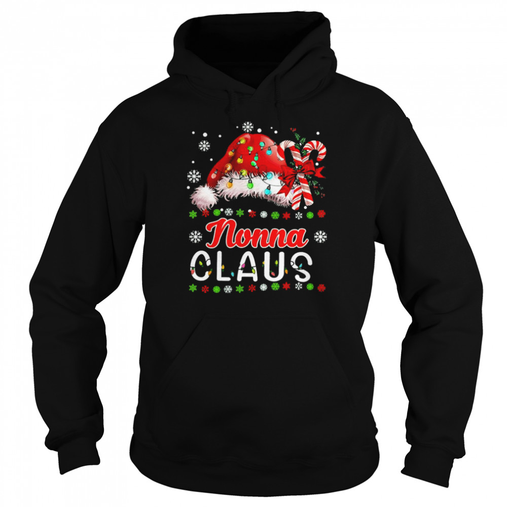 Santa Nonna Claus Grandma Christmas Sweater  Unisex Hoodie