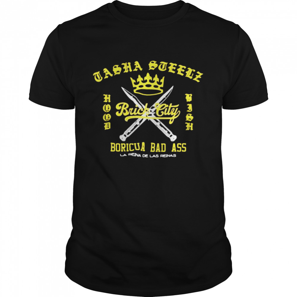 tasha Steelz Brick City Boricua Badass  Classic Men's T-shirt