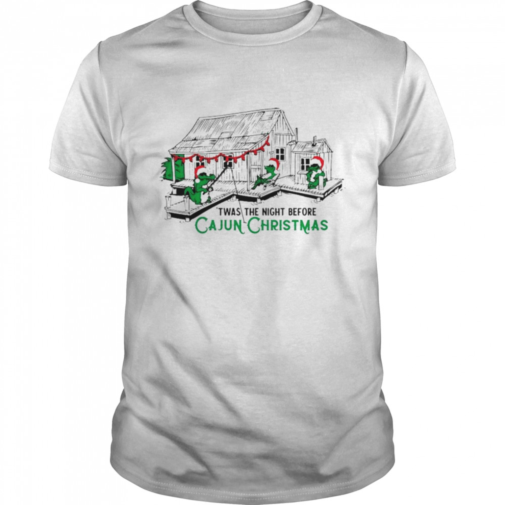 Twas the night before cajun Christmas shirt Classic Men's T-shirt