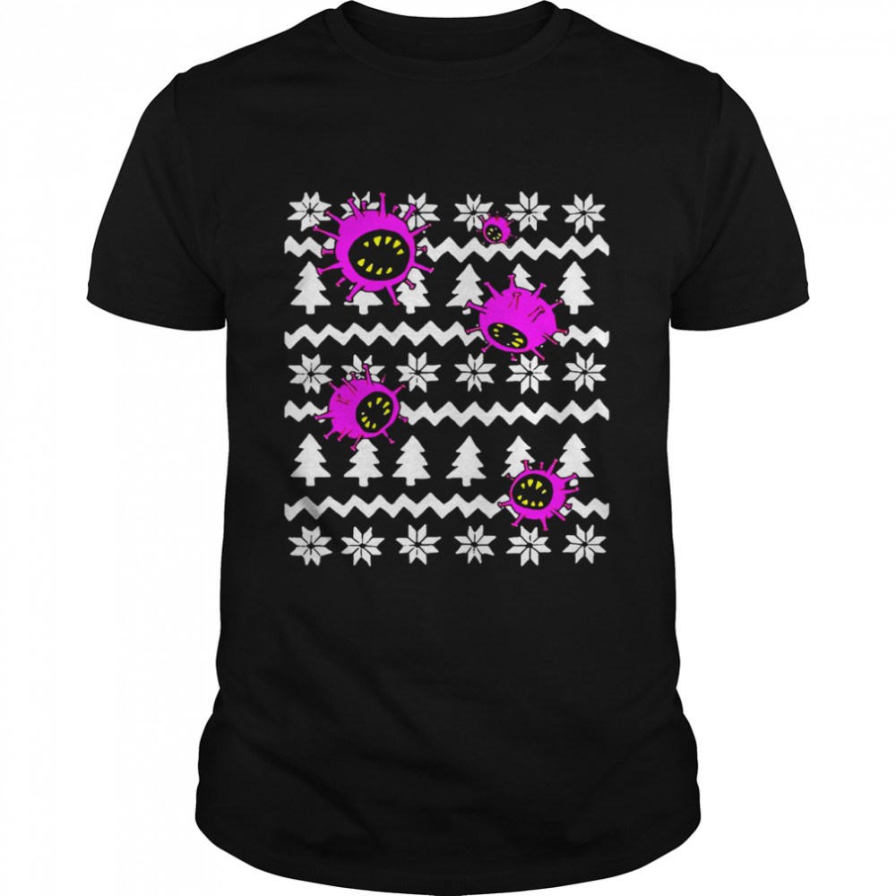Virus Wonderland Christmas tee shirt