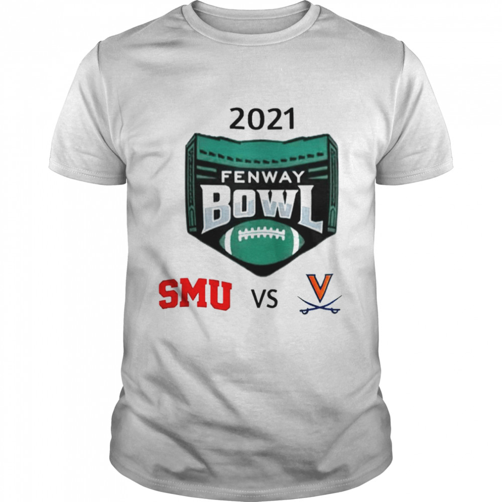 2021 Fenway Bowl SMU Mustangs vs UVA Cavaliers shirt Classic Men's T-shirt