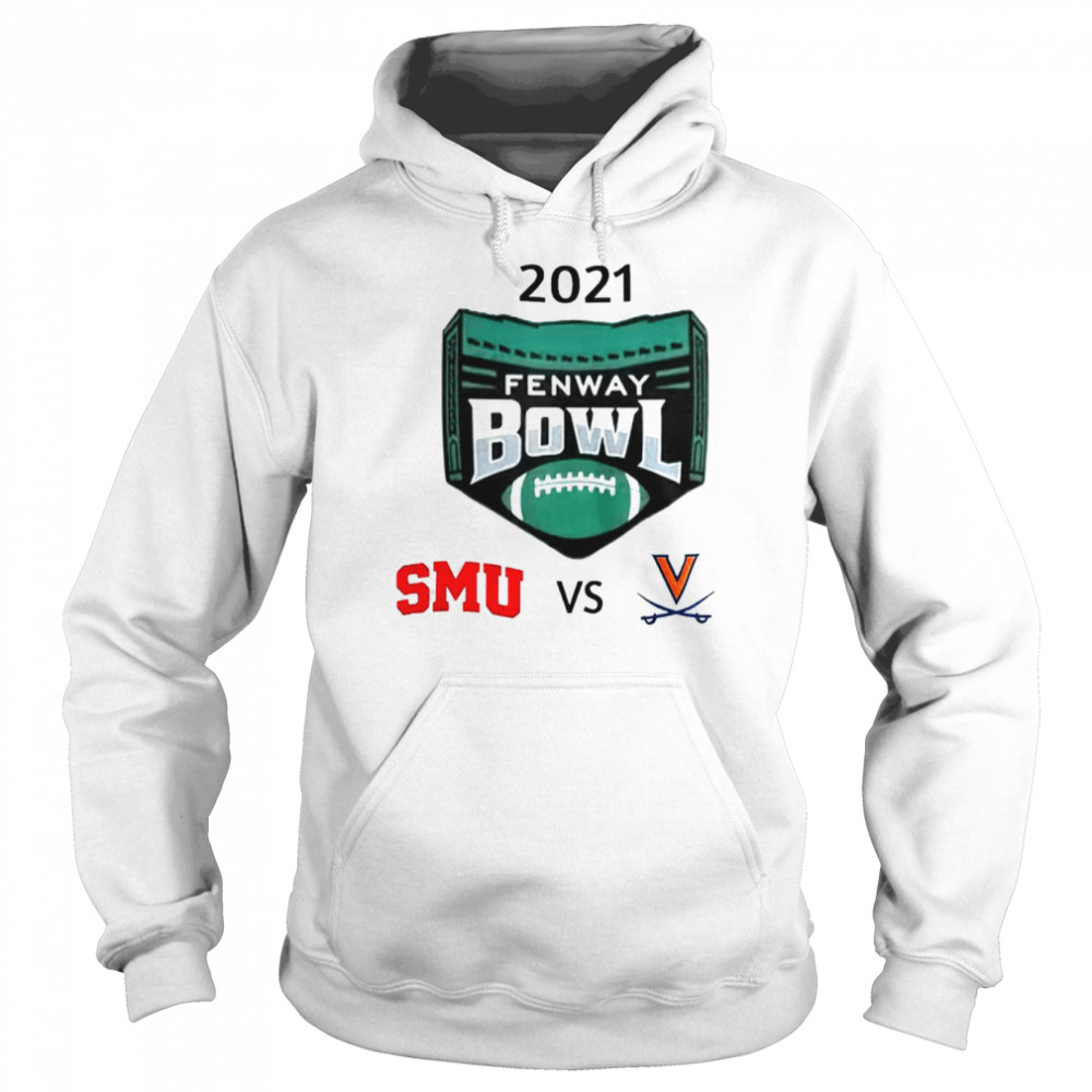 2021 Fenway Bowl SMU Mustangs vs UVA Cavaliers shirt Unisex Hoodie