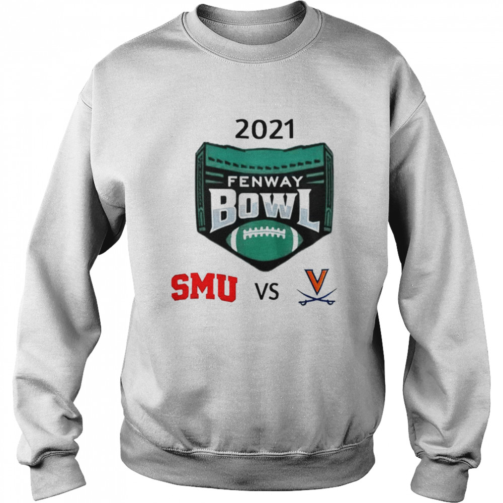 2021 Fenway Bowl SMU Mustangs vs UVA Cavaliers shirt Unisex Sweatshirt