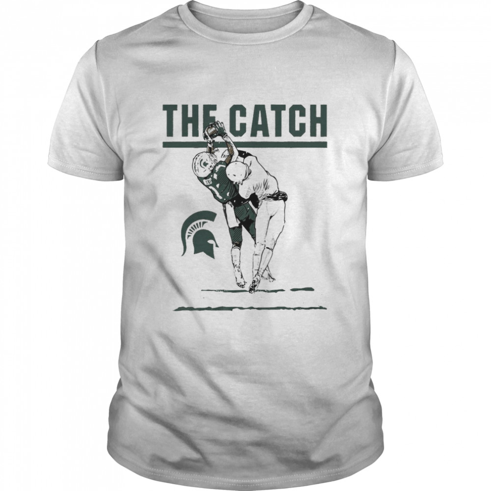Michigan State Spartan The Catch  Classic Men's T-shirt