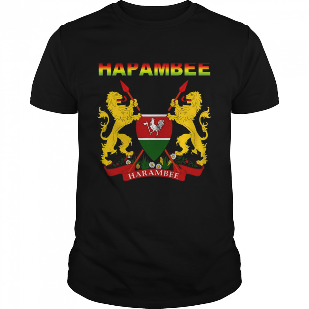 Kenya National Harambee Coat Of Arms  Classic Men's T-shirt