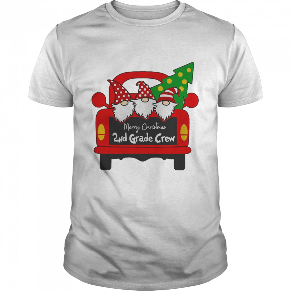Merry Christmas 2nd Grade Crew Christmas Sweater  Classic Men's T-shirt