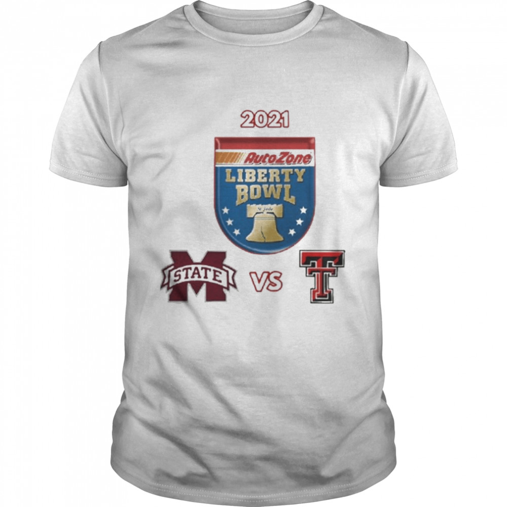 Mississippi State Bulldogs vs Texas Tech Red Raiders 2021 Liberty Bowl Shirt