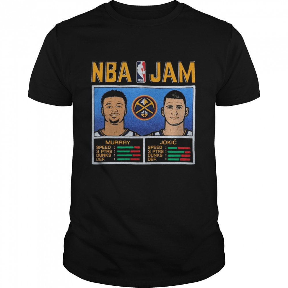 NBA Jam Nuggets Murray And Jokic Shirt