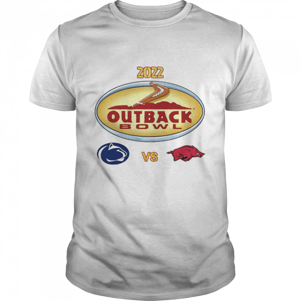 2022 Outback Bowl Penn State Nittany Lions Vs Arkansas Razorbacks  Classic Men's T-shirt