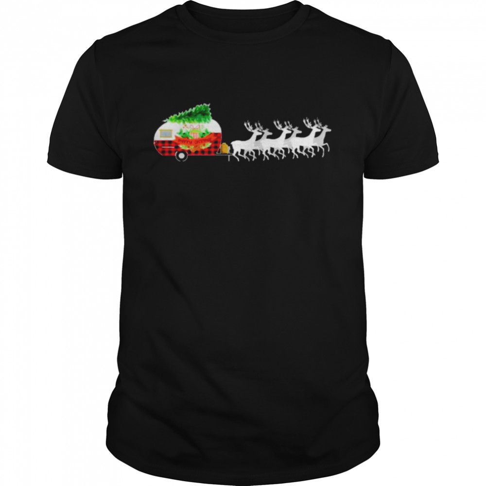 Camping Christmas Reindeer shirt Classic Men's T-shirt