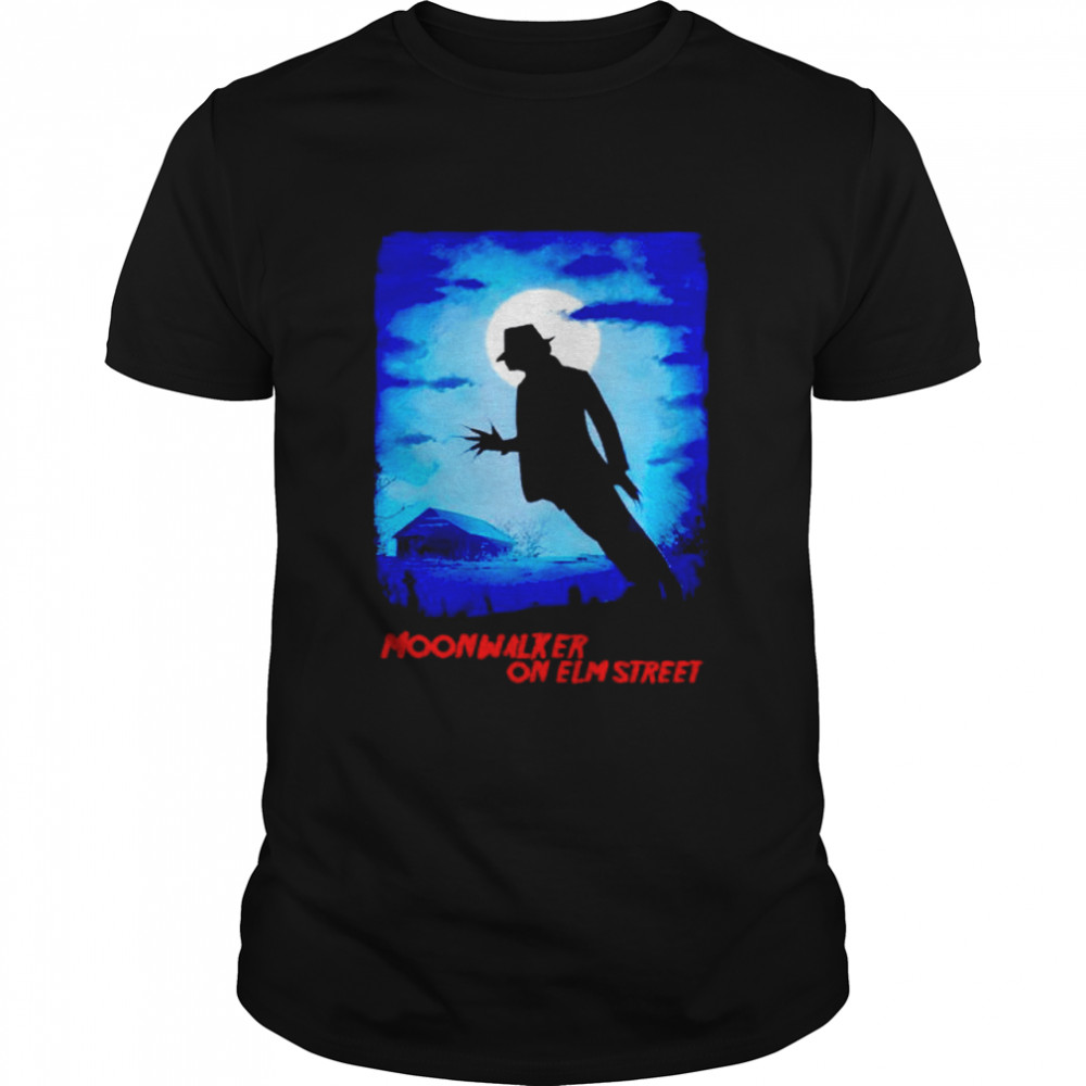 Michael Jackson moonwalker on ELM street shirt Classic Men's T-shirt