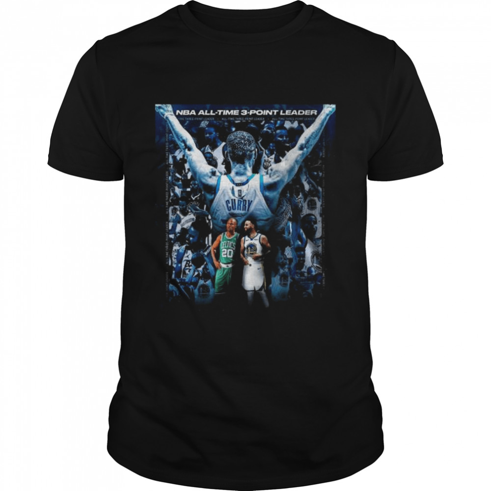 Stephen Curry Breaks The NBA Career 3 Point Record T-Shirt