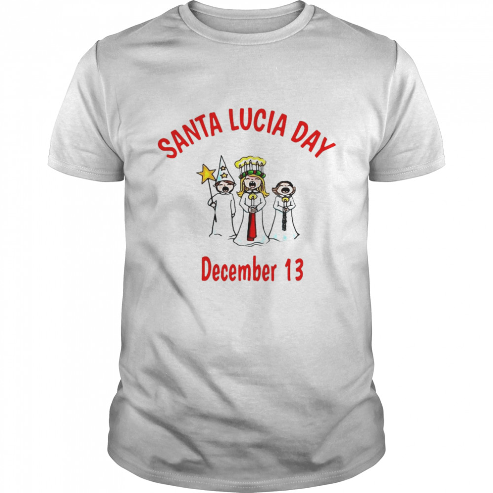 Santa Lucia Day Sweden Swedish Festival December 13  Classic Men's T-shirt