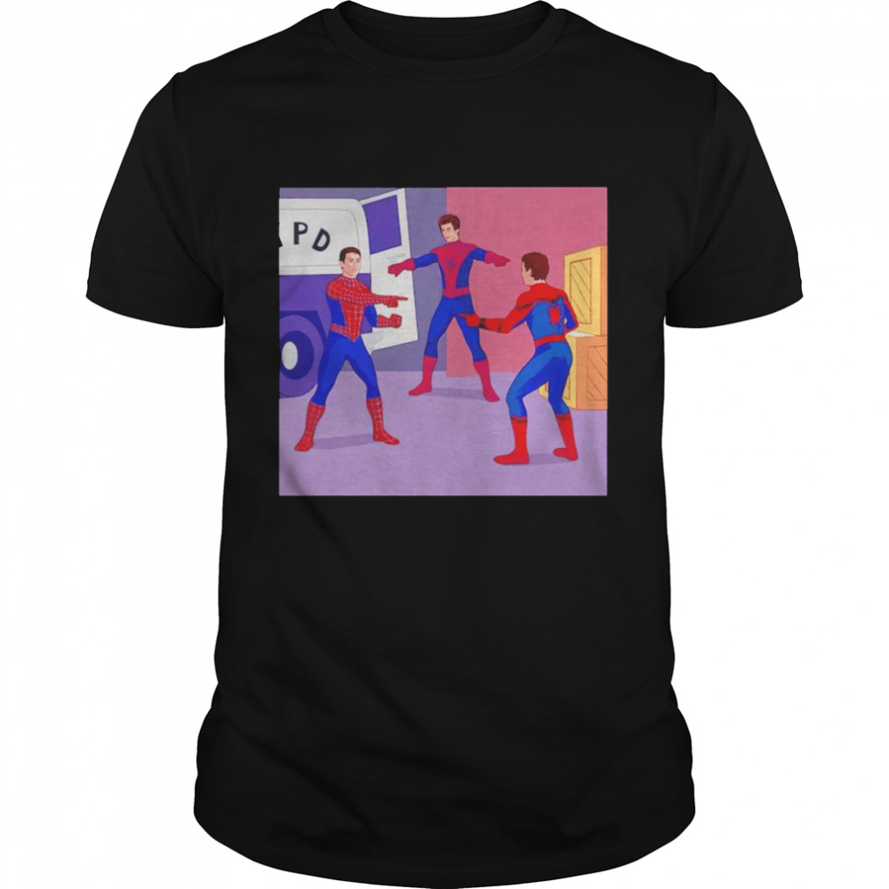 Spider-man Tobey Maguire Tom Holland Andrew Garfield is one shirt Classic Men's T-shirt
