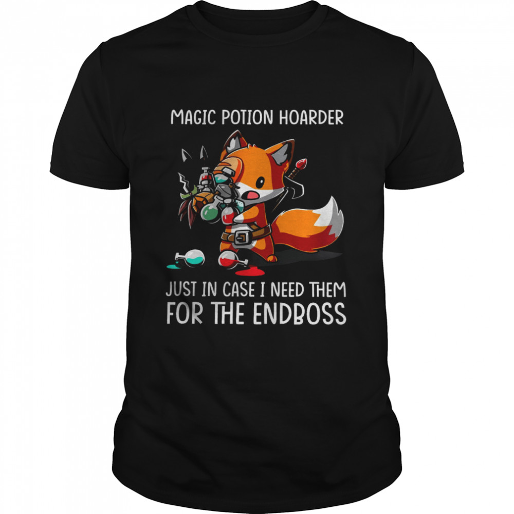 Magic Potion Hoarder Just In Case I Need Them For The End Boss  Classic Men's T-shirt