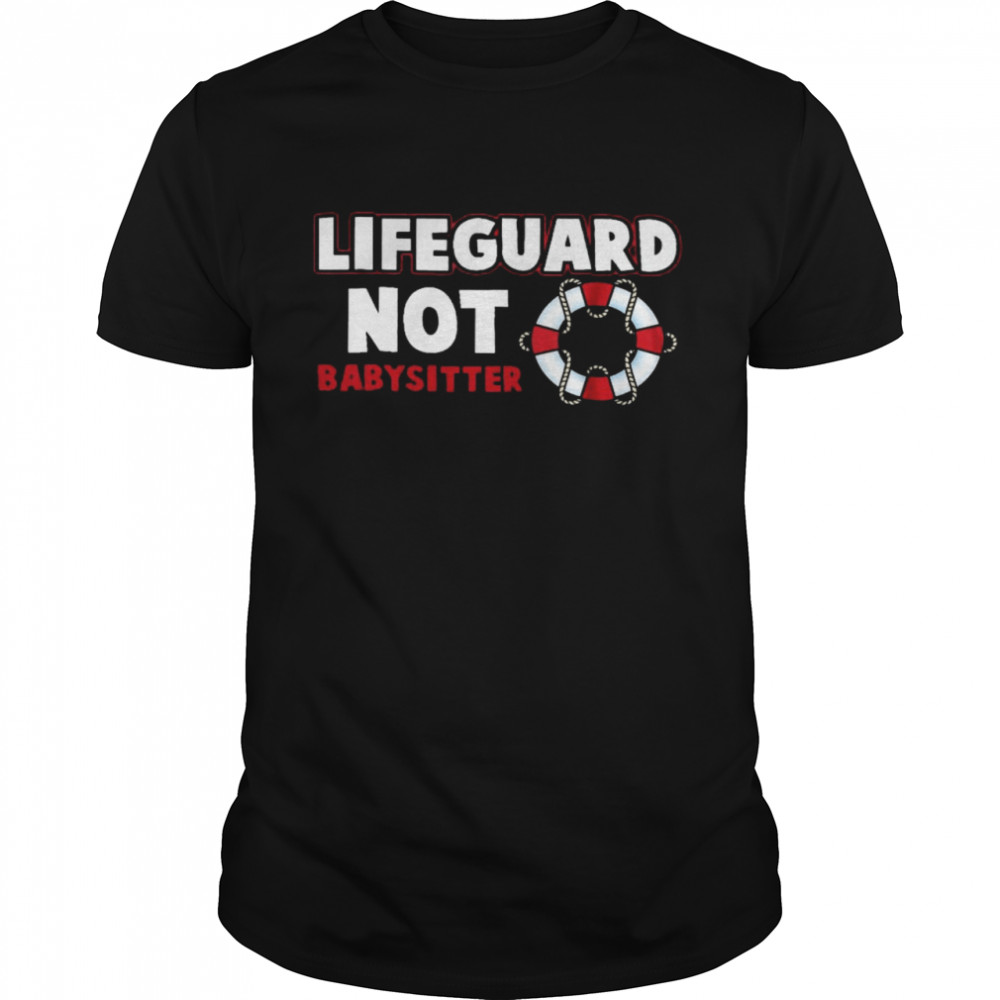 Lifeguard Not Baby Sister  Classic Men's T-shirt