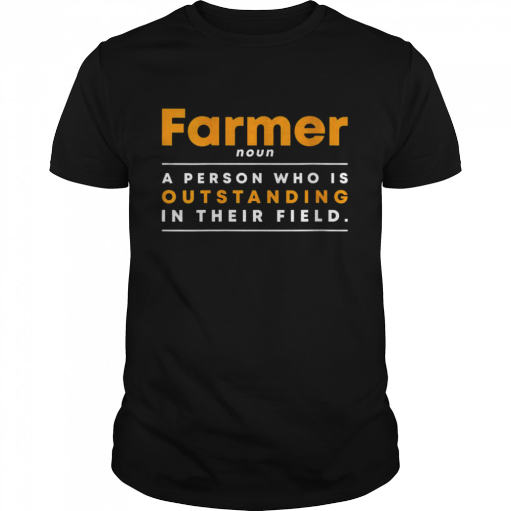 Farmer Definition Farm Farmer  Classic Men's T-shirt