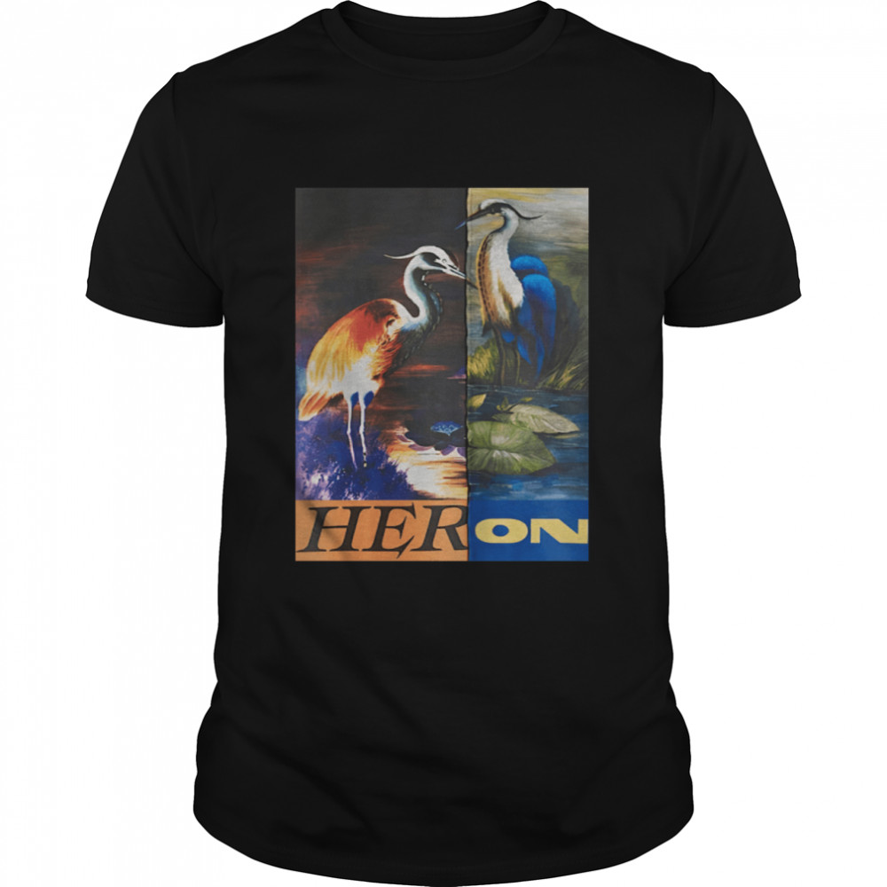 Peacock Heron Preston Split  Classic Men's T-shirt