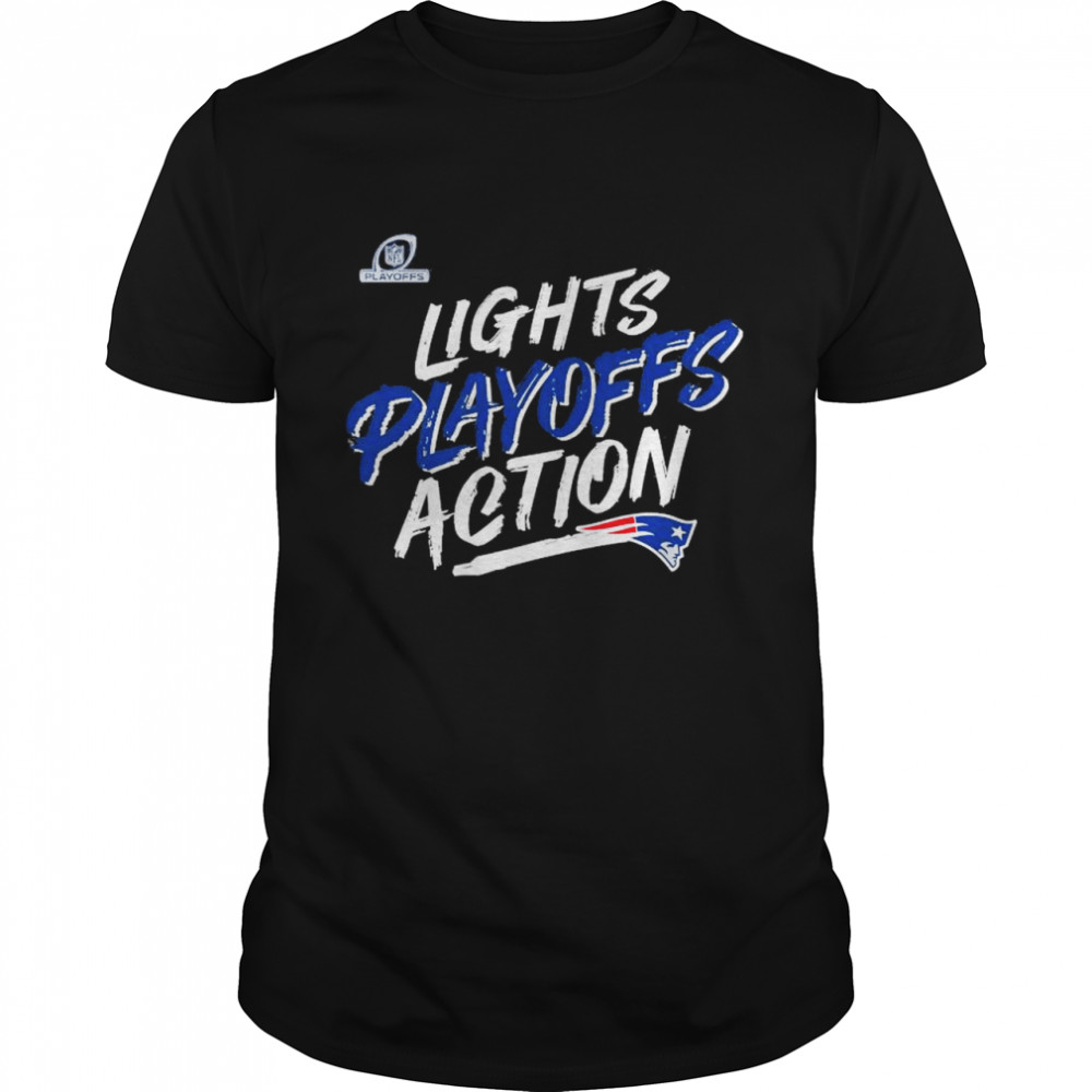 New England Patriots 2021 NFL light playoffs action shirt Classic Men's T-shirt
