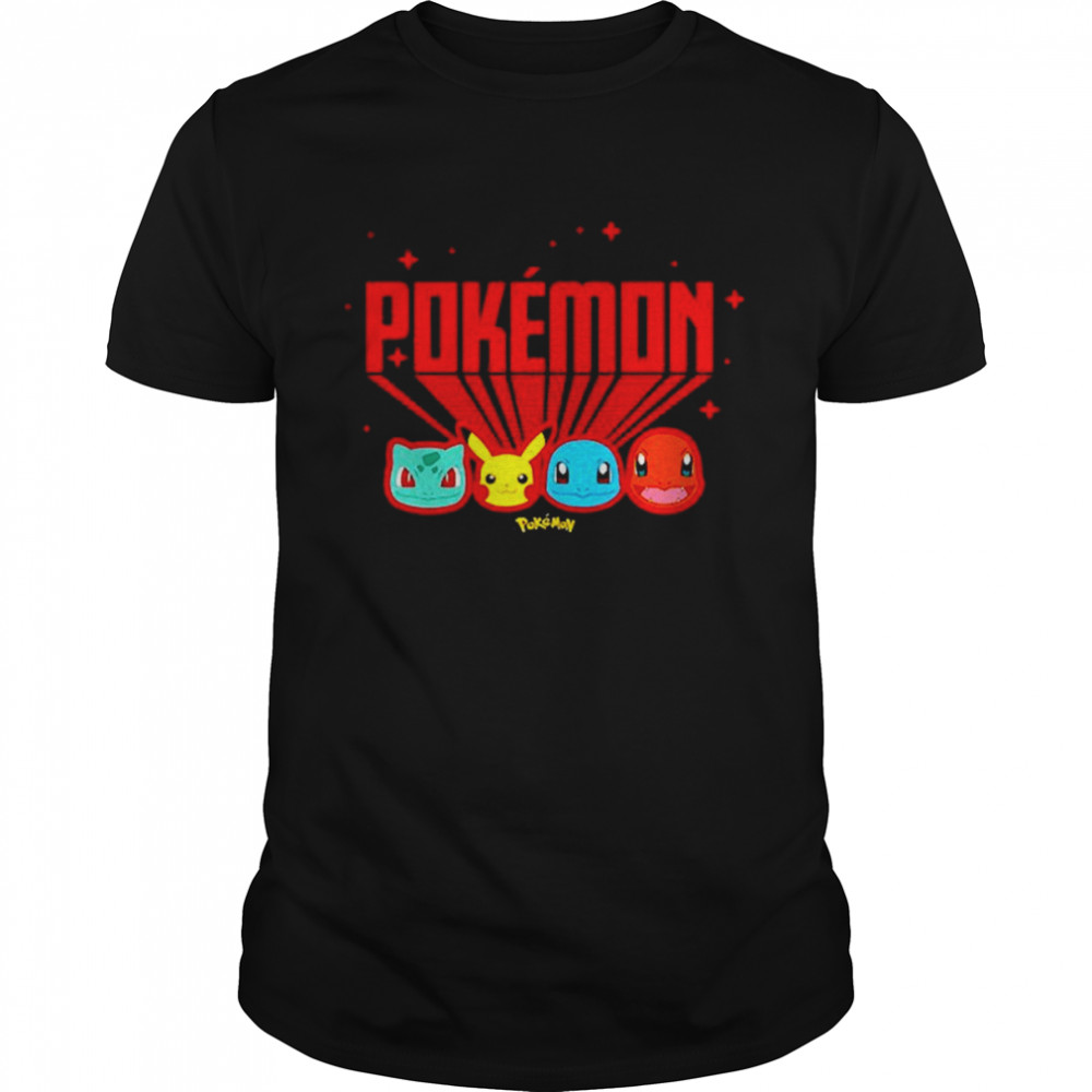 Pokémon Retro Pokemon Character Gift T- Classic Men's T-shirt
