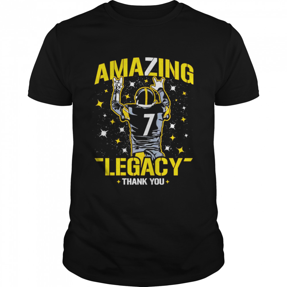 Pittsburgh Steelers amazing legacy thank you Ben Roethlisberger shirt Classic Men's T-shirt