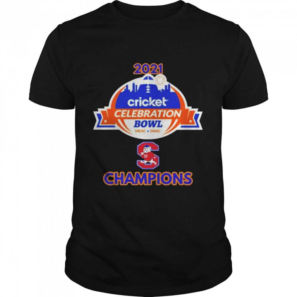 South Carolina State Bulldogs 2021 Celebration Bowl Champions shirt