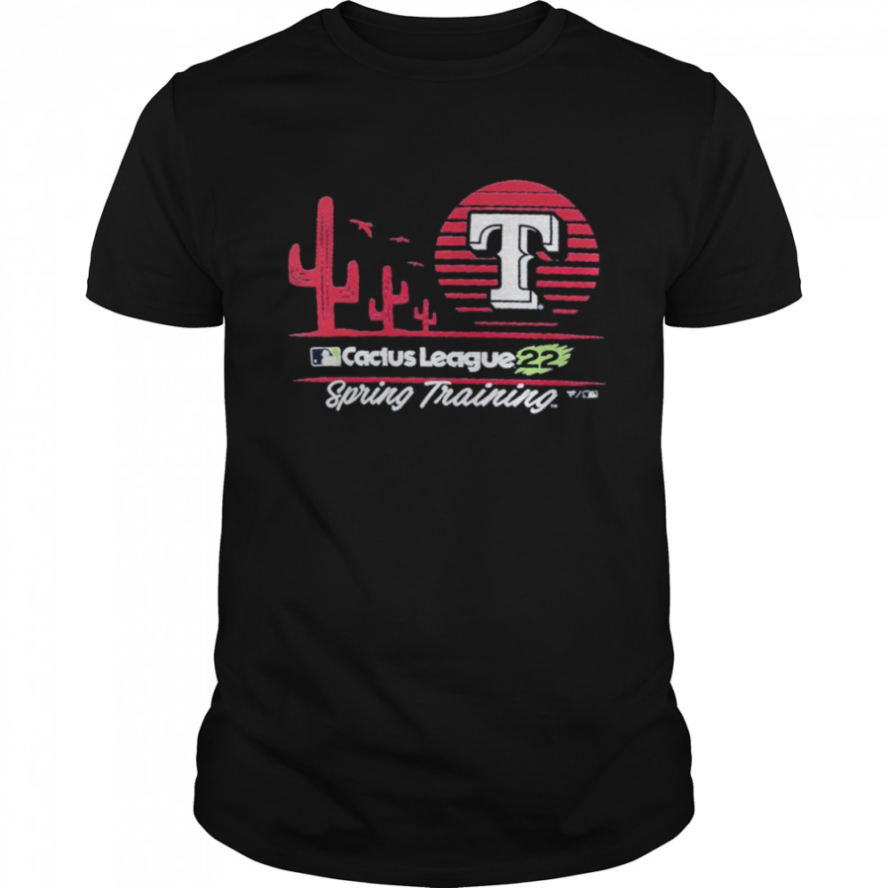 Texas Rangers 2022 MLB Spring Training Cactus League T-shirt Classic Men's T-shirt