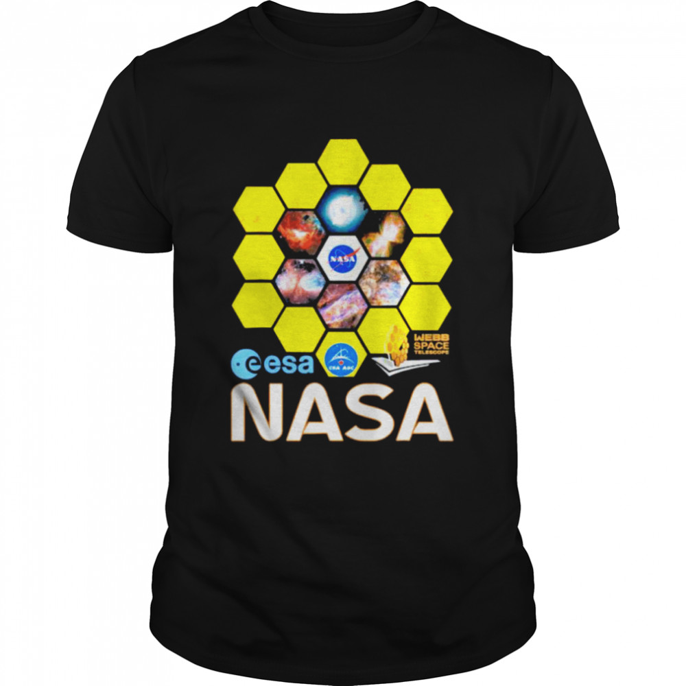 James webb space telescope official nasa esa csa logos jwst new shirt Classic Men's T-shirt