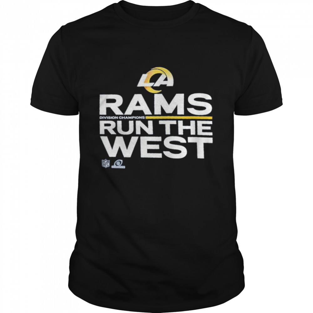 Los Angeles Rams run the west NFC West Division Champions shirt Classic Men's T-shirt